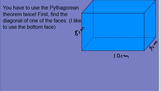3 10 Pythagorean theorem in 3 dimensions смотреть онлайн