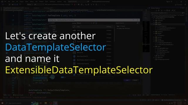 WinUI 3 | DataTemplateSelector with Dictionary in XAML | WinAppSDK | Tutorial | C# | .NET смотреть онлайн