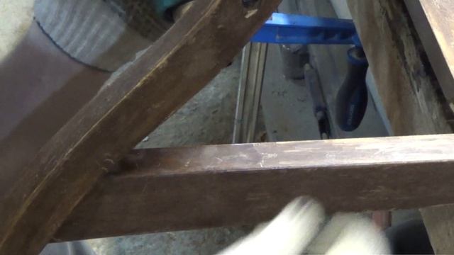 Реставрация кресла от дизайнера Мечислава Пухалы.