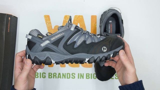 Merrell All Out Blaze GTX - Black / Silver - Walktall | Unboxing | Hands on смотреть онлайн