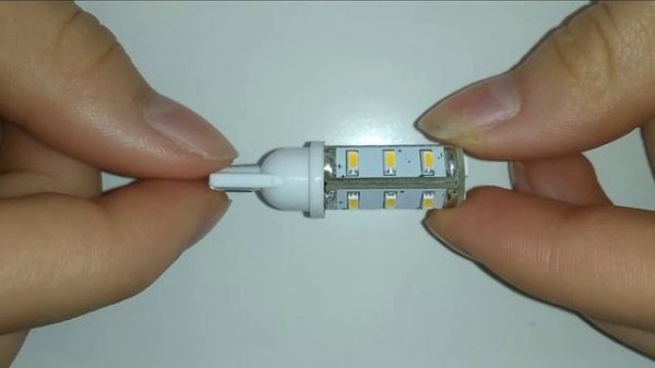 Светодиодная автомобильная лампа NeTuning w5w-15s35 бесцокольная в передние габаритные огни