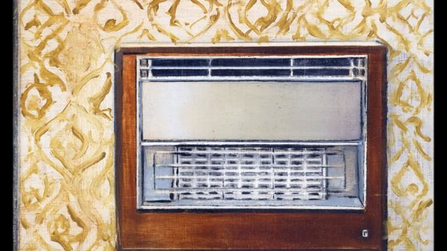 Radiator, oil on gesso panel, 20cm x 25cm, 2013, Richard Baker painting смотреть онлайн