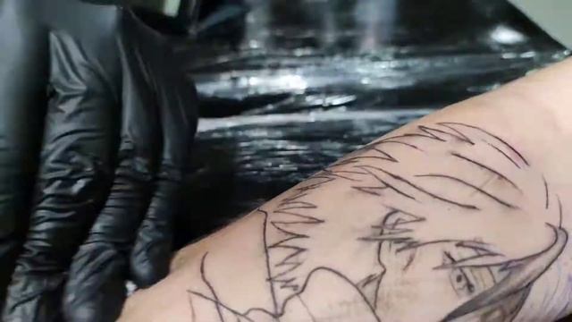 Tattoo Timelapse - MIKASA (ATTACK ON TITAN) смотреть онлайн
