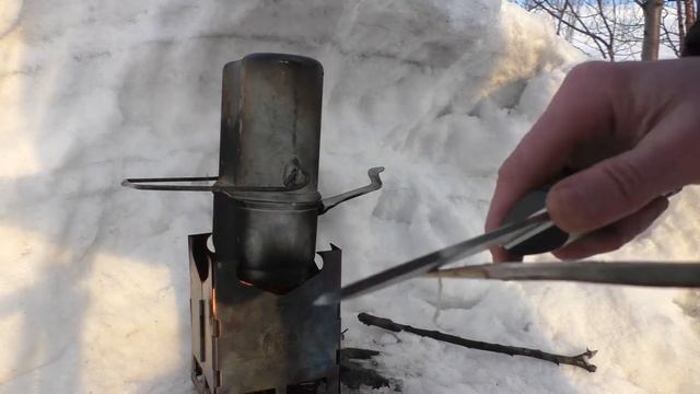 Испытание масленой горелки. "Кудлик" (Oil lamp, Kudlik) лучше спиртовой горелки? смотреть онлайн