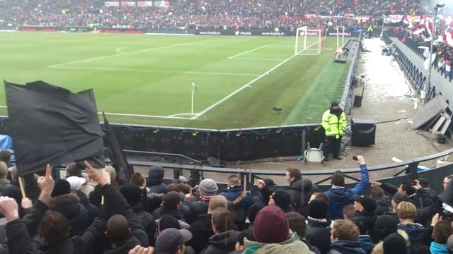Feyenoord - PSV, pre match atmosphere. смотреть онлайн