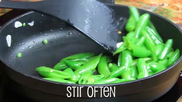 Sugar Snap Peas with Ginger and Sesame смотреть онлайн
