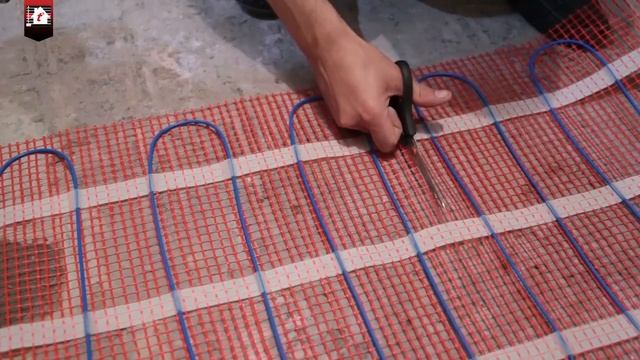 Как установить Теплый пол под плитку своими руками. Теплый пол электрический. смотреть онлайн