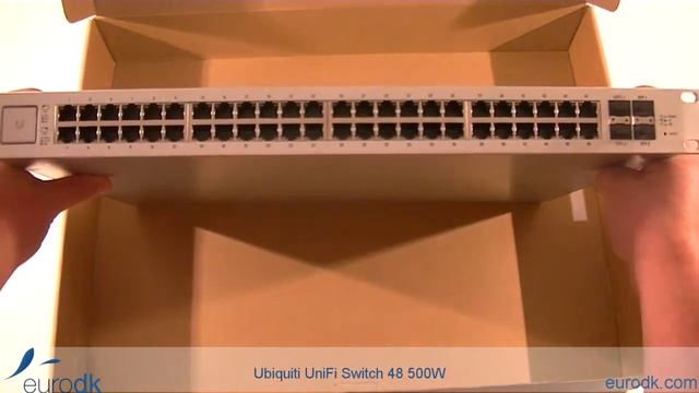 Ubiquiti UniFi Switch 48 500W (US-48-500W) QUICK UNBOXING & SPECIFICATIONS смотреть онлайн