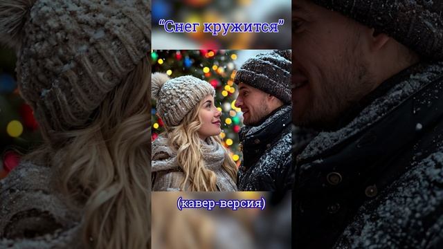 Красивая зимняя песня "Снег кружится" (кавер-версия) смотреть онлайн