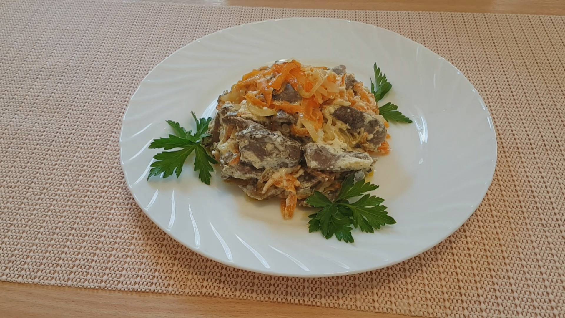 Сердечки в сметане рецепт смотреть онлайн