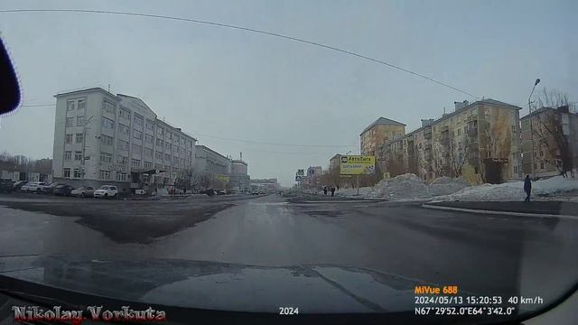 Воркута ул. Ленина и Московская. смотреть онлайн