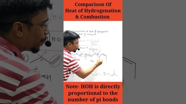 Comparison of Heat of Hydrogenation and Heat of combustion of alkene.#chemicalgyaan #chemistry #nta смотреть онлайн
