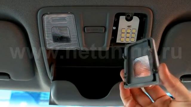 Hyundai Solaris & KIA Rio III - замена ламп в салоне смотреть онлайн