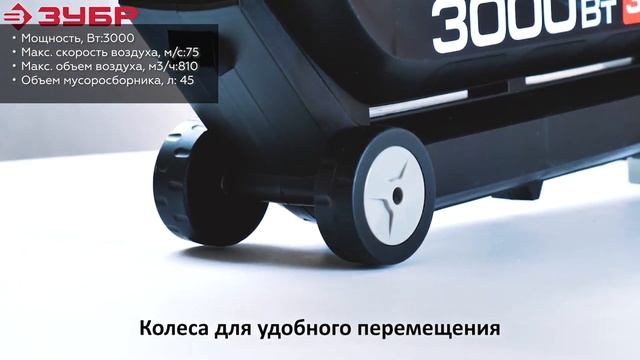 Воздуходувка ЗУБР ЗПСЭ-3000 смотреть онлайн