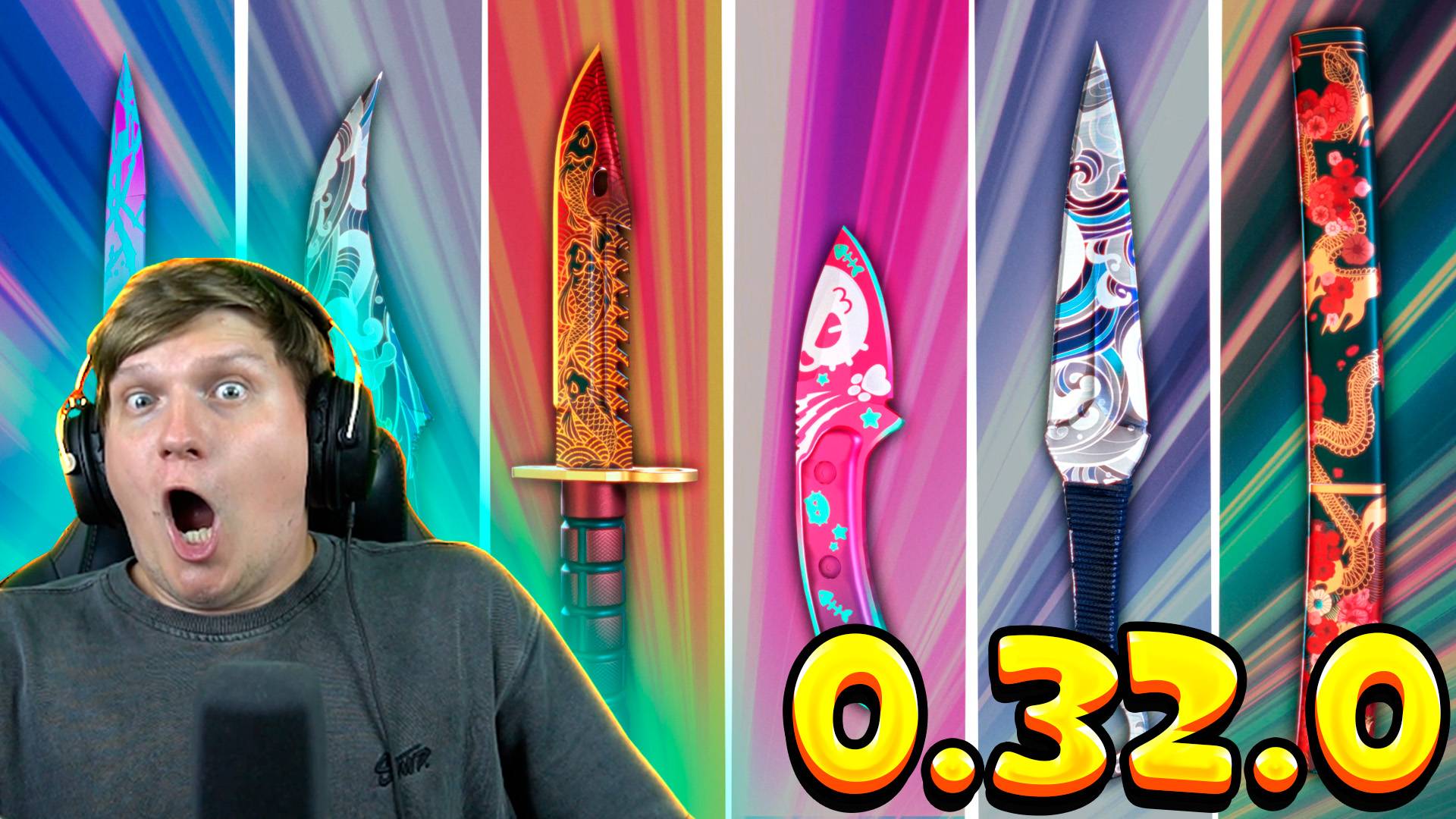 СКИНЫ НА ГРАНАТЫ! ОБЗОР НОВЫХ СКИНОВ В ОБНОВЛЕНИИ STANDOFF 2 0.32.0 KITSUNE DREAMS смотреть онлайн