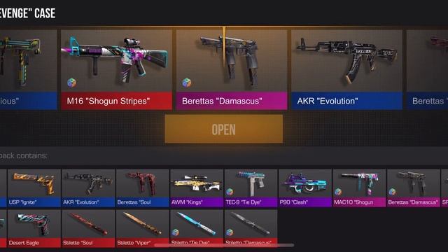 STANDOFF2 revenge case opening x5 and sticker Pack. Insane Luck 😂🫶 смотреть онлайн