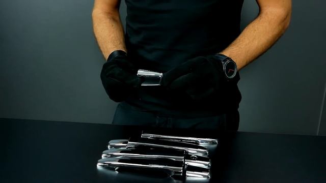 DOOR HANDLE COVERS MITSUBISHI OUTLANDER 2012+ (KEY) / NAKŁADKI NA KLAMKI MITSUBISHI OUTLANDER 2012+ смотреть онлайн