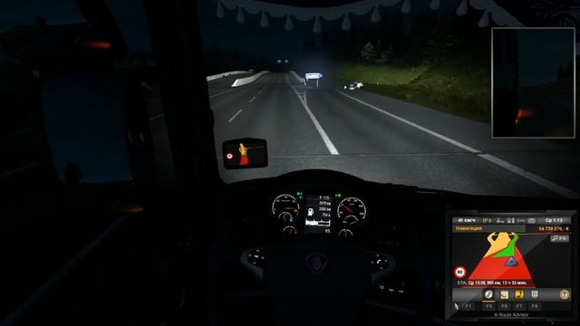 Прохождение Euro Truck Simulator 2 взял срочный груз в Lee Mans из города Kalmar смотреть онлайн