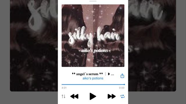 Aiko Potions Reupload «𝐚𝐧𝐠𝐞𝐥’𝐬 𝐬𝐞𝐫𝐮𝐦 silky long hair subliminal calm» смотреть онлайн