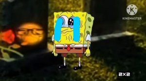 Губка Боб грустный вырезанный фрагмент (29.01.2021)