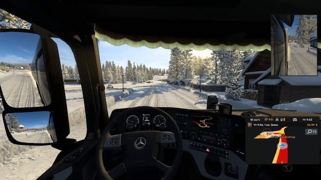 Euro Truck Simulator 2 Новогодние подарки в Португалию! )) смотреть онлайн