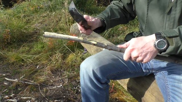 Подвес для котелка или тест ножа "Эбала". Проект по кругу. смотреть онлайн