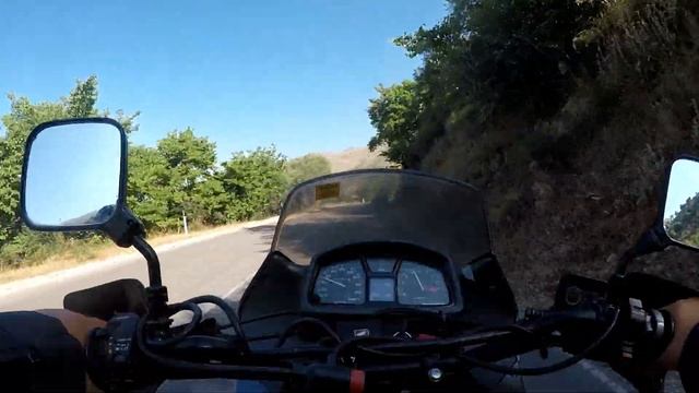 Honda Transalp XL600V ride Saranda Morine Albania 6 July 2021 Albania смотреть онлайн