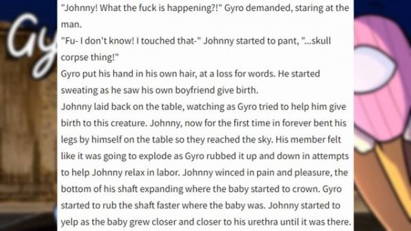 Reading The Most DISGUSTING JoJo Fanfic ever || Gyro & Johnny go to Olive Garden