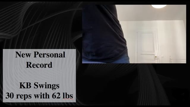 Kettlebell Swings - New Personal Record (30 swings with the 62 lb bell at a bodyweight of 136.5) смотреть онлайн