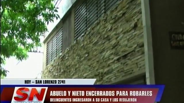 Entradera En San Lorenzo Al 2700 Un Abuelo Y Su Nieto Fueron Encerrados Para Robarles.