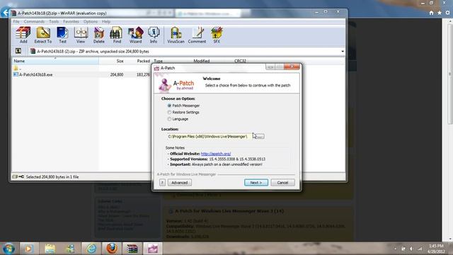 Open multiple clients of the Windows Live Messenger смотреть онлайн