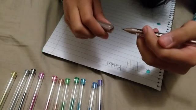 Excited testing my new GEL PENS 60 Pack! смотреть онлайн