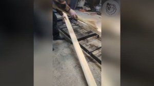 Первые опилки на самодельный ленточной пилораме .