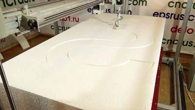 ЧПУ станок по резке пенопласта ФРП-11 Флагман. Резка арок, горячее перо. смотреть онлайн