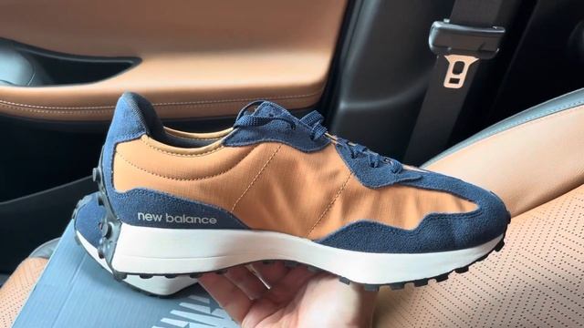 New Balance 327 Natural Indigo Faded Workwear shoes смотреть онлайн