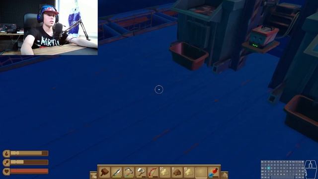 Сбор ресурсов, прокачка плота, получение достижений. RAFT #34 смотреть онлайн