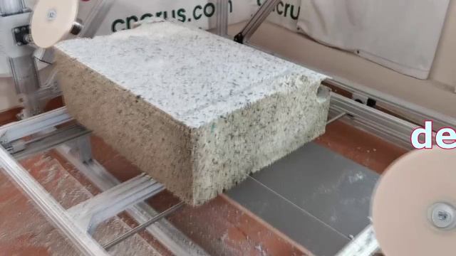 Отличия резки абразивной струной производства Италии. смотреть онлайн