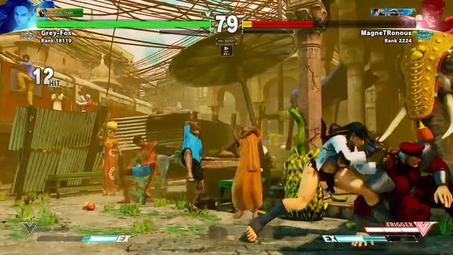 Grey-Fox (Laura) Vs. MagneTRonous (Bison/Dictator) SF5 Casual Match 2 смотреть онлайн
