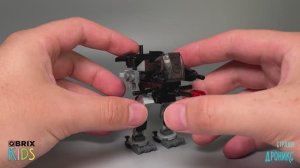 Собираем Дроникса из конструктора QBRIX KIDS - детские конструкторы с видеоинструкцией