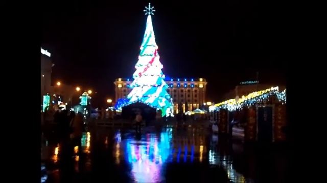 10.01.2014 Харьков Площадь Свободы смотреть онлайн