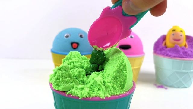 How To Make Figurines In Mixed Ice Cream | Best Satisfying Video смотреть онлайн