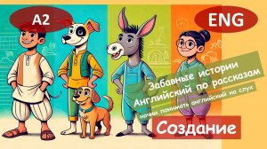 Создание. Английский по смешным рассказам для начинающих (А2).