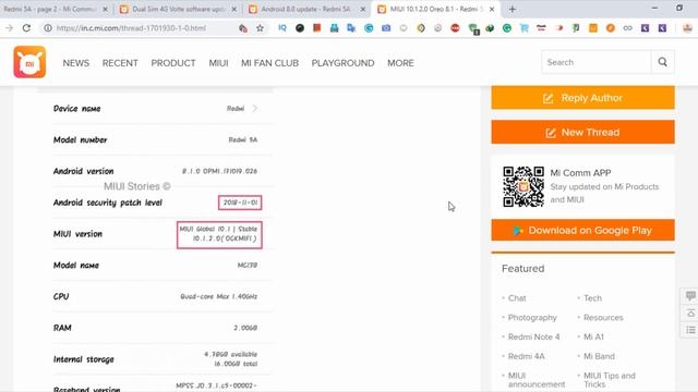 Redmi 5a Miui 10.1.2.0 Stable Update With Android Oreo 8.1 | Redmi 5a New Update смотреть онлайн