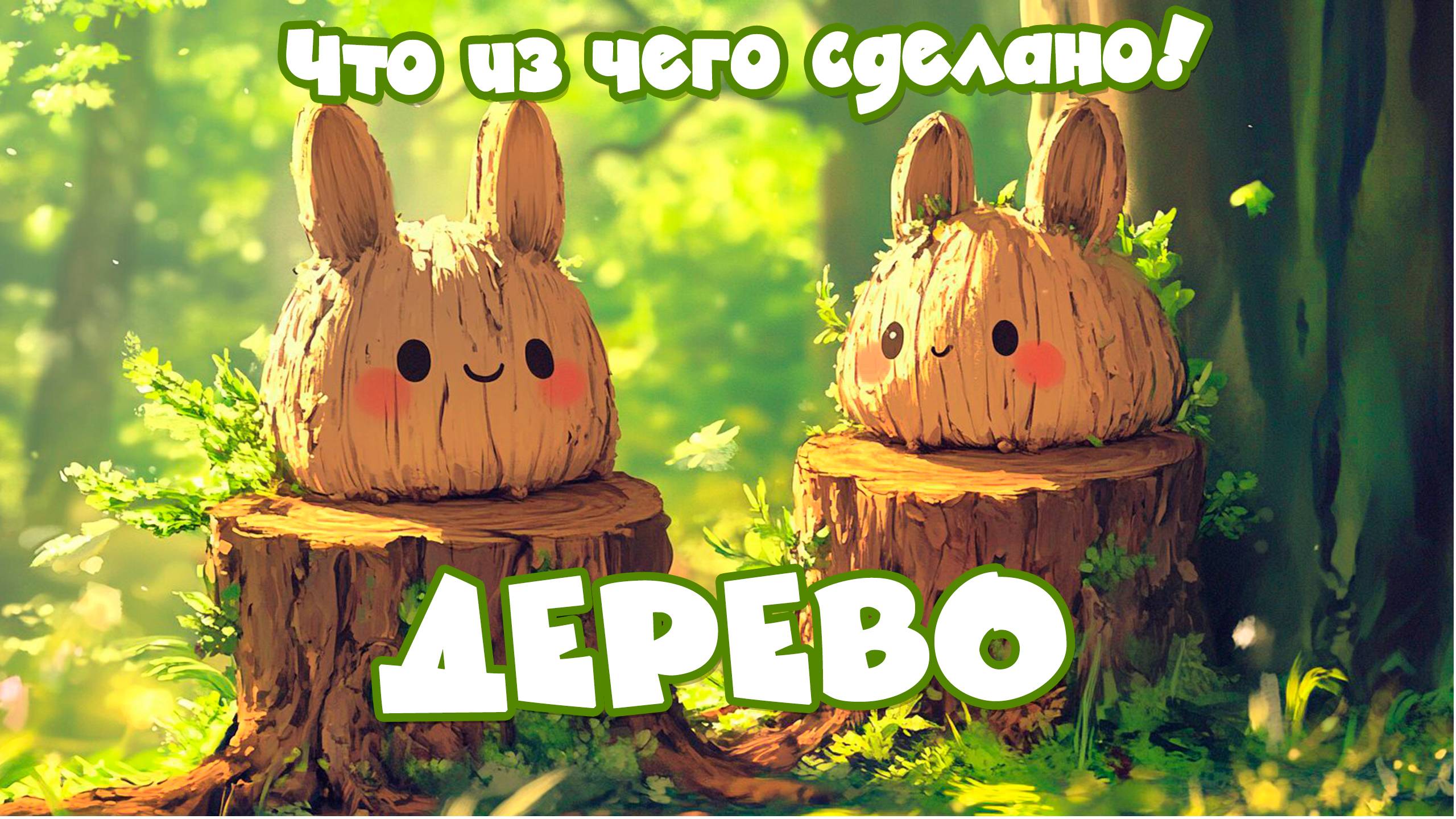 🌳 Что делают из дерева? Развивающая игра для малышей 🌳 смотреть онлайн