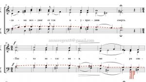 ПЛОТИЮ УСНУВ, Эксапостиларий Пасхи, муз. Ионафана - Теноровая партия