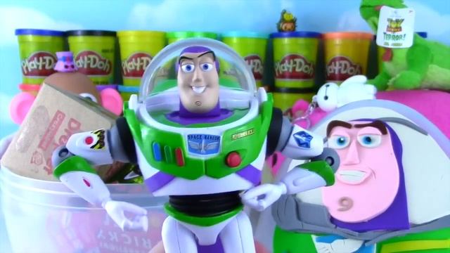 BUZZ LIGHTYEAR | Play Doh Surprise Egg | Blind Bags смотреть онлайн