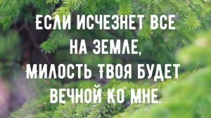 Милостью Боже Твоей я живу - минус мой