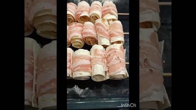 рулетики с беконом 🥓 и сыром 🧀 смотреть онлайн