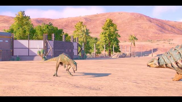 Animations of Powerful Bumpy the Ankylosaurus Killing All Dinosaurs 🦖 Jurassic World Evolution 2 смотреть онлайн