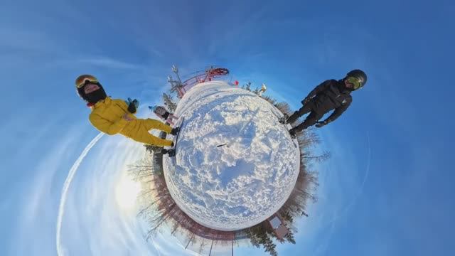 Катаем на сноуборде в Горнолыжном центре Евразия город Куса, Челябинская область.